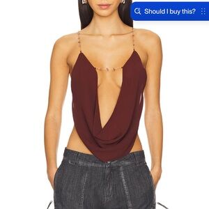 Revolve Jaded London Drape Top